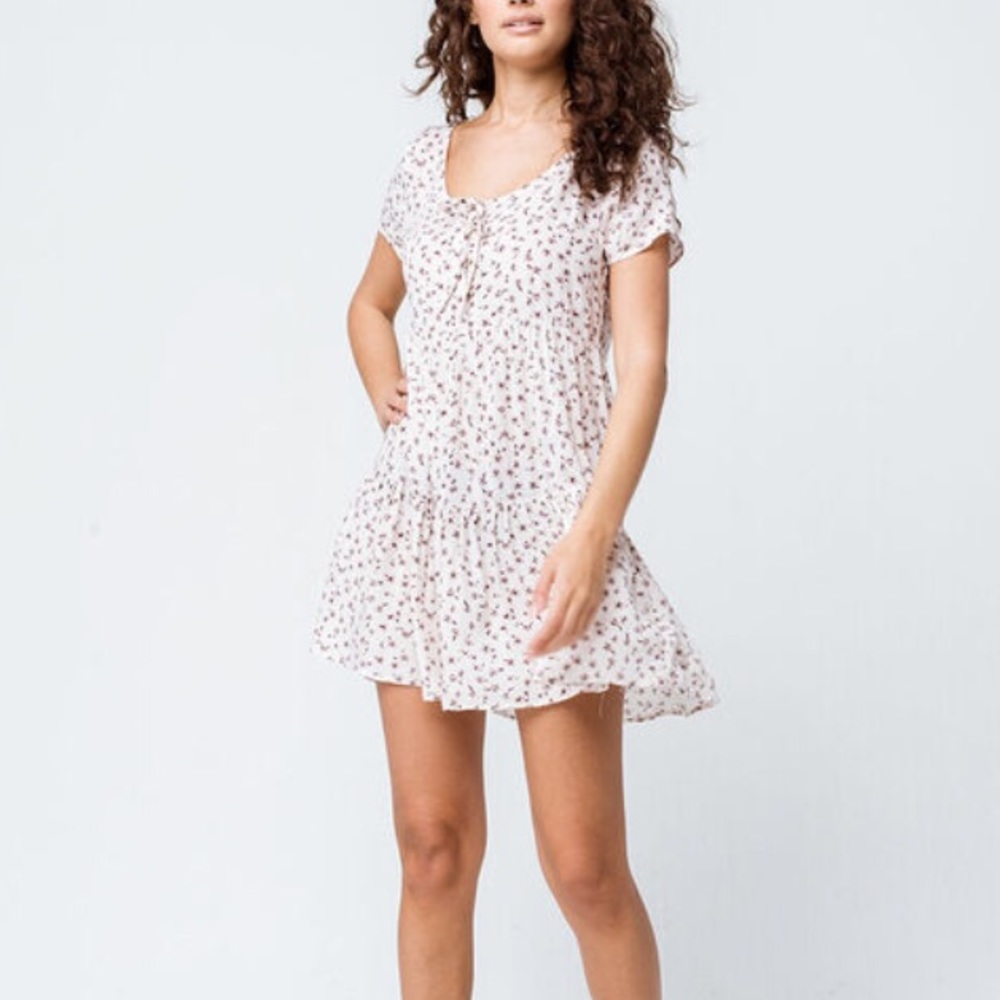 Tillys babydoll floral print dress